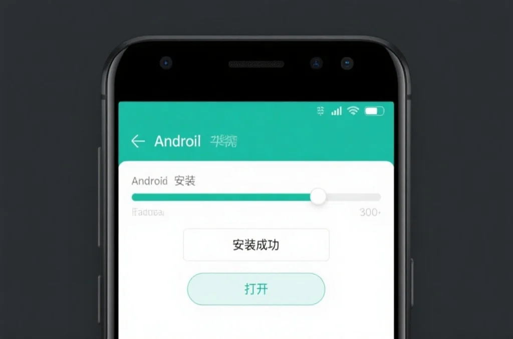 微扑克APP安装成功界面